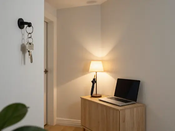 Professional at home with a secure family atmosphere